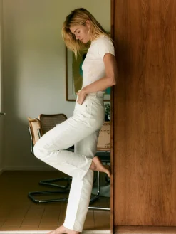 Women Imogene + Willie Pants & Shorts*augusta washed white canvas