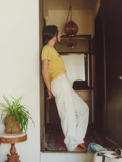 Women Imogene + Willie Pants & Shorts*baker striped trouser in white