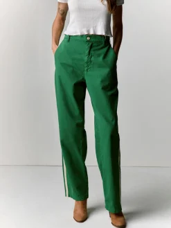 Women Imogene + Willie Pants & Shorts*baker striped trouser in kelly green