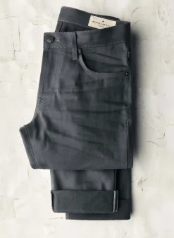 Imogene + Willie Denim*barton charcoal rigid jp