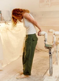 Women Imogene + Willie Pants & Shorts*blake military trouser in olive