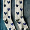 Women Imogene + Willie Socks|Accessories*blue heart sock in natural