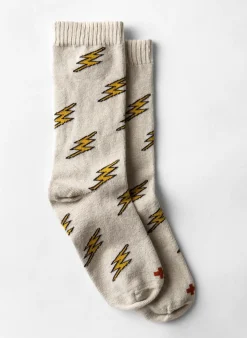 Imogene + Willie Socks*bolt sock in natural