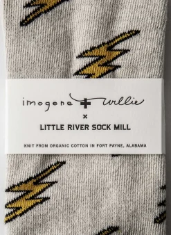 Imogene + Willie Socks*bolt sock in natural