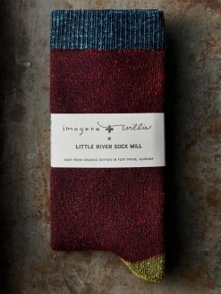Women Imogene + Willie Socks|Accessories*boot sock in currant