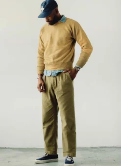 Imogene + Willie Pants & Shorts*campbell pleated chino in field tan