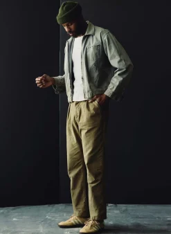 Imogene + Willie Pants & Shorts*campbell pleated chino in field tan