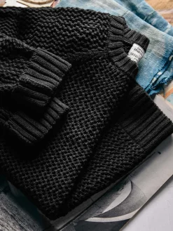 Women Imogene + Willie Knits & Sweaters*cascabel open weave sweater in black