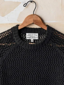 Imogene + Willie Knits & Sweaters*cascabel open weave sweater in black
