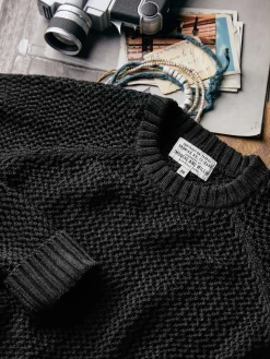 Imogene + Willie Knits & Sweaters*cascabel open weave sweater in black