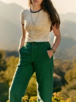 Women Imogene + Willie Pants & Shorts*clarke canvas workpant in spruce