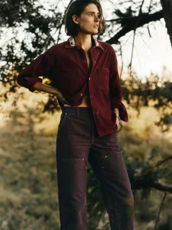 Women Imogene + Willie Pants & Shorts*clarke washed orchid canvas