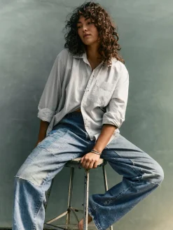 Women Imogene + Willie Shirts*clyde striped cotton button up