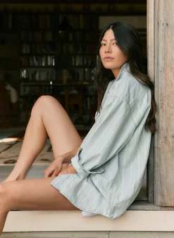 Women Imogene + Willie Shirts*clyde striped denim button up