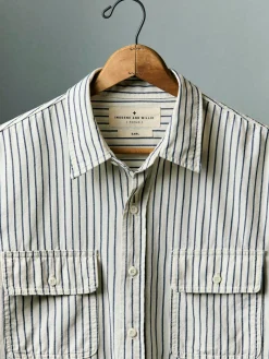 Imogene + Willie Shirts*earl navy stripe