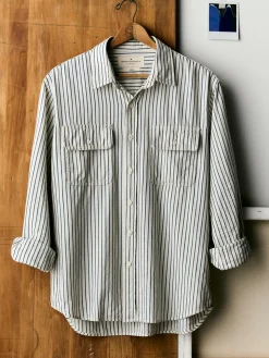 Imogene + Willie Shirts*earl navy stripe