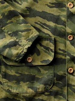 Imogene + Willie Jackets*fatigue jacket in brushstroke camo