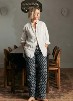Women Imogene + Willie Pants & Shorts*fethiye in indigo kiji print