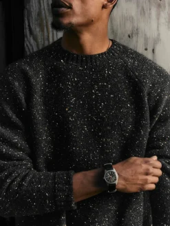 Imogene + Willie Knits & Sweaters*galway wool sweater in black nep