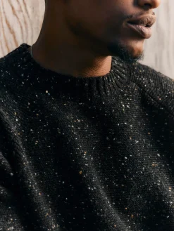 Imogene + Willie Knits & Sweaters*galway wool sweater in black nep