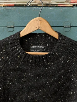 Women Imogene + Willie Knits & Sweaters*galway wool sweater in black nep