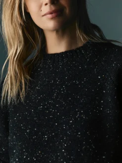 Women Imogene + Willie Knits & Sweaters*galway wool sweater in black nep