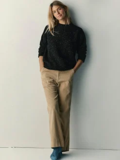 Women Imogene + Willie Knits & Sweaters*galway wool sweater in black nep