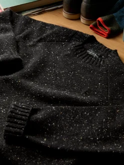 Women Imogene + Willie Knits & Sweaters*galway wool sweater in black nep