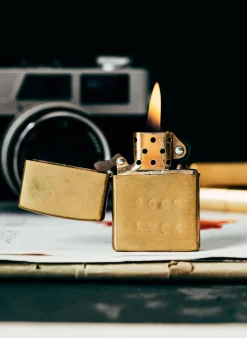 Women Imogene + Willie Accessories|Accessories*hand stamped "good luck" zippo