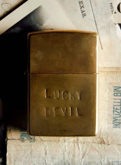 Women Imogene + Willie Accessories|Accessories*hand stamped "lucky devil" zippo
