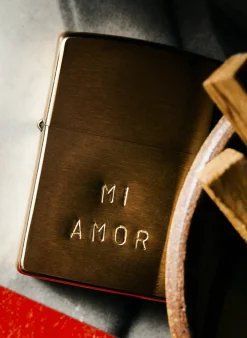 Women Imogene + Willie Accessories|Accessories*hand stamped "mi amor" zippo
