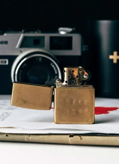 Women Imogene + Willie Accessories|Accessories*hand stamped “stay home” zippo
