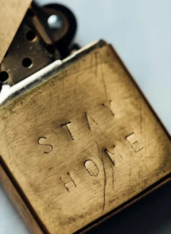 Women Imogene + Willie Accessories|Accessories*hand stamped “stay home” zippo