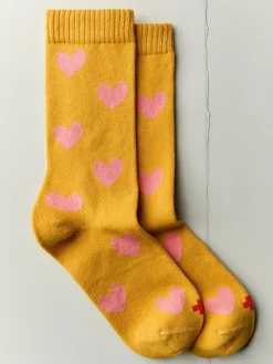 Women Imogene + Willie Socks|Accessories*heart sock in gold