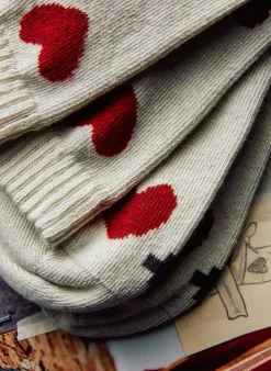 Women Imogene + Willie Socks|Accessories*heart sock in natural
