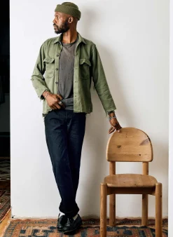 Imogene + Willie Pants & Shorts|Denim*hencye workpant in black indigo