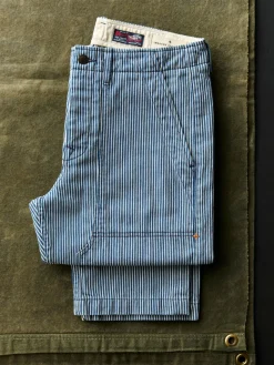Imogene + Willie Pants & Shorts*hencye workpant in hickory stripe