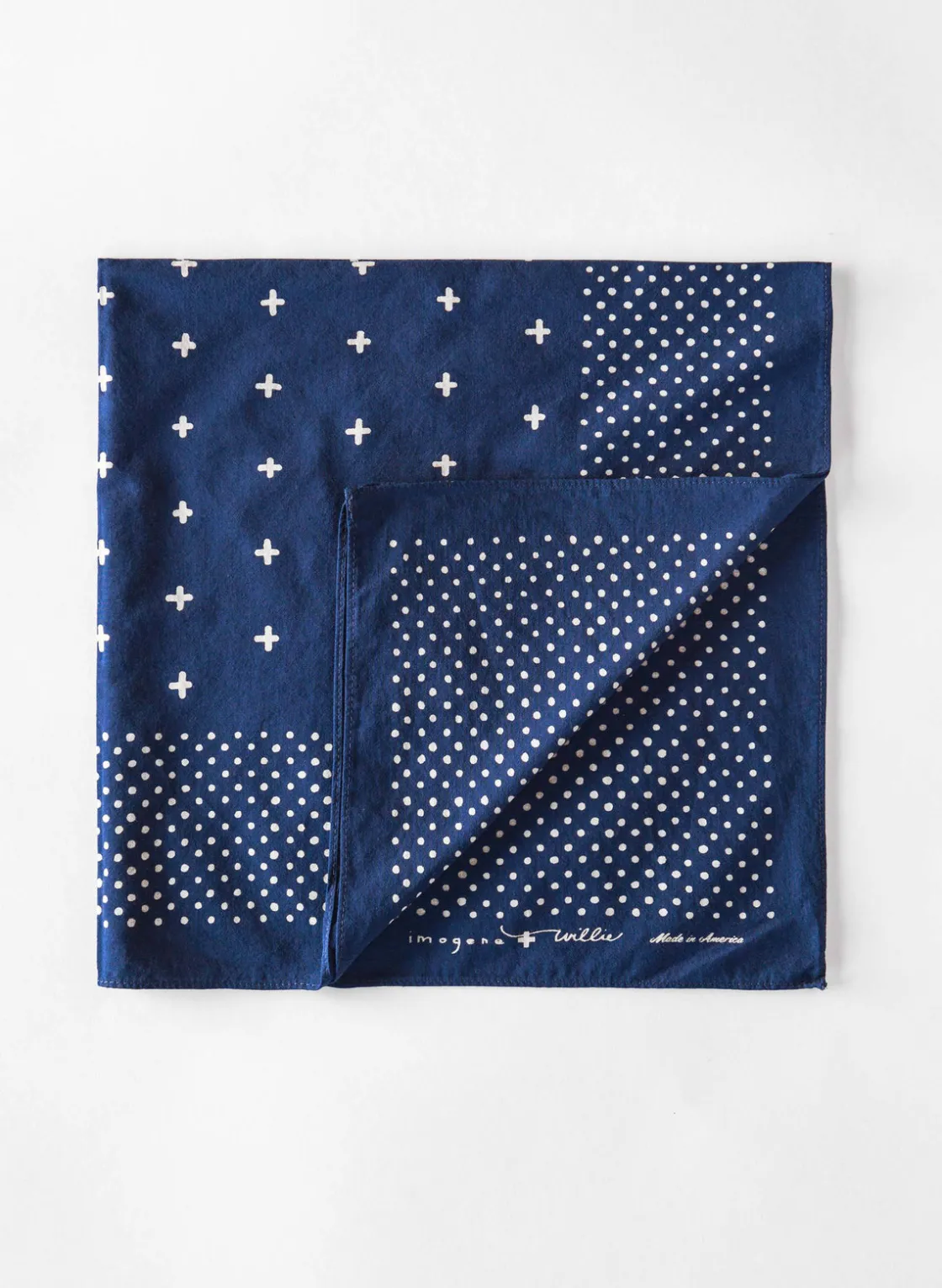 Imogene + Willie Bandanas*i+w vintage blue bandana