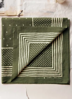 Women Imogene + Willie Bandanas|Accessories*i+w vintage olive bandana v2