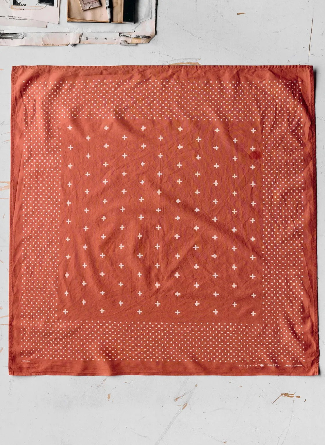 Women Imogene + Willie Bandanas|Accessories*i+w vintage orange bandana