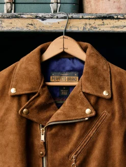 Women Imogene + Willie Jackets*i+w x Schott NYC rough out perfecto jacket