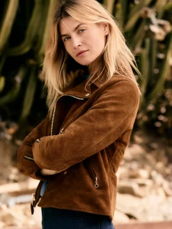 Women Imogene + Willie Jackets*i+w x Schott NYC rough out perfecto jacket