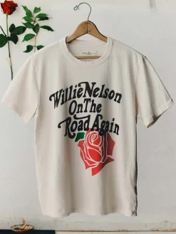 Women Imogene + Willie Graphic Tees|Graphic Tees*i+w x willie nelson "on the road again" tee