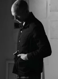 Imogene + Willie Jackets*jack jacket in overdyed slate