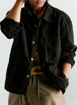 Women Imogene + Willie Jackets*jack jacket in overdyed slate