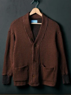 Women Imogene + Willie Knits & Sweaters*knit waffle cardigan in brown