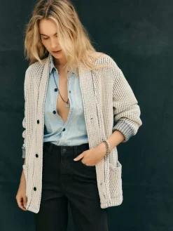 Women Imogene + Willie Knits & Sweaters*knit waffle cardigan in natural