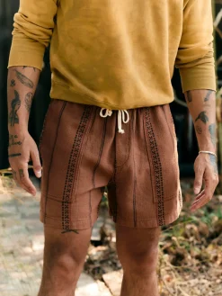 Imogene + Willie Pants & Shorts*lagos lounge short in brown