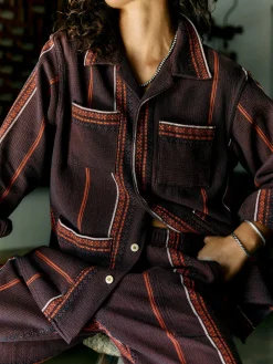 Women Imogene + Willie Jackets*lagos woven border jacket