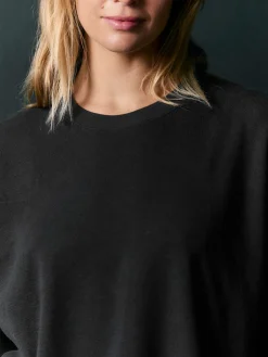 Women Imogene + Willie Knits & Sweaters*long sleeve midweight crew in faded black
